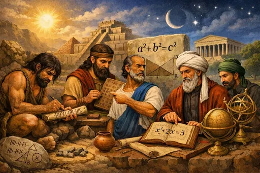 ریاضیات از کجا و از چه زمانی آغاز شد؟ نگاهی به تاریخ پیدایش ریاضی